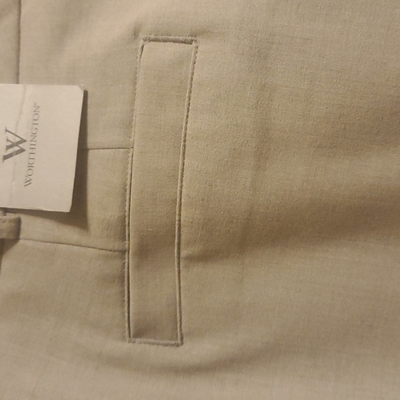 Worthington Curvy Fit Trouser Leg NWT Gray Heather Size 12 - Picture 10 of 11